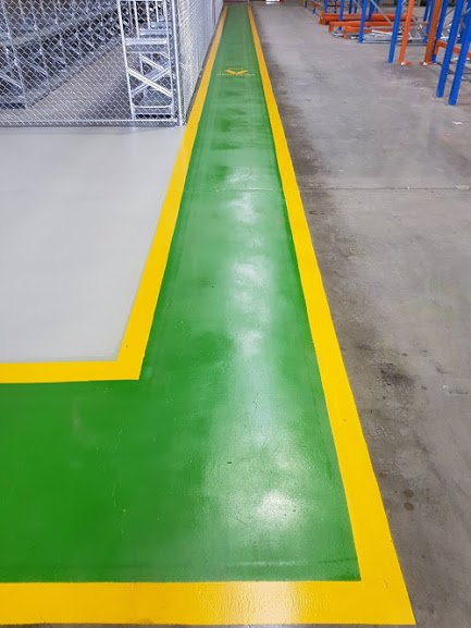 epoxy floor walkway